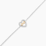 Bracelet Floe Or Jaune Argent Blanc Oxyde De Zirconium - Bracelets cha&icirc;nes Femme | Marc Orian