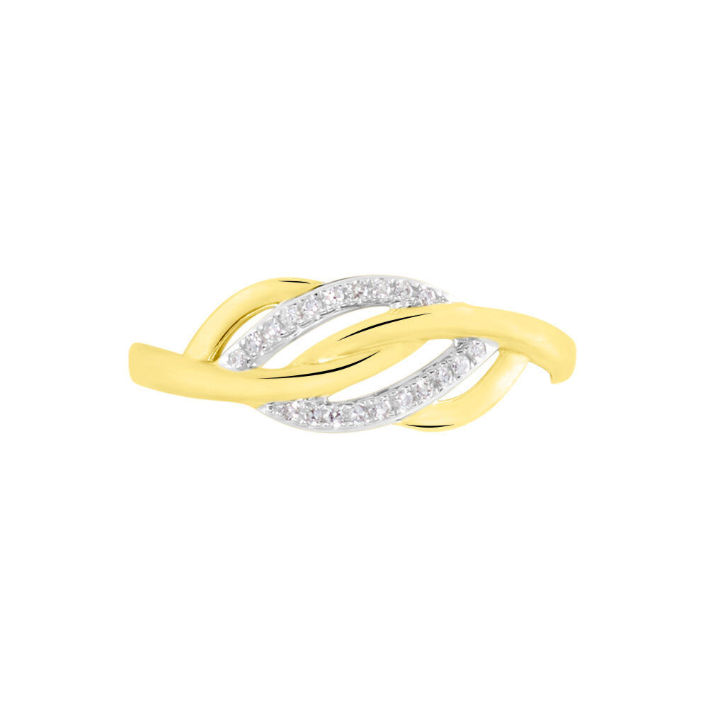 Bague Simounia Or Jaune Diamant - Bagues pierres pr&eacute;cieuses Femme | Marc Orian