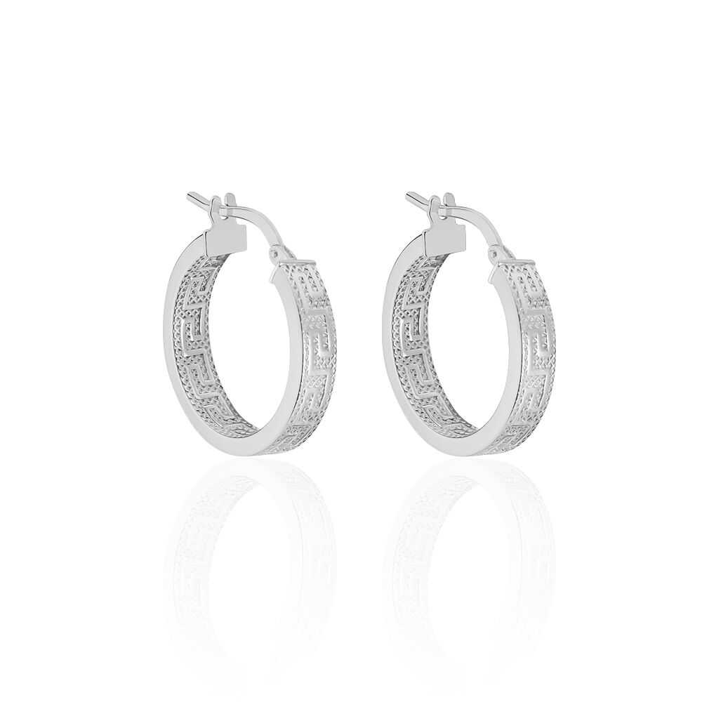 Créoles Ugenie Or Blanc - Créoles Femme | Marc Orian
