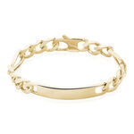 Bracelet Identit&eacute; Bixente Plaqu&eacute; Or Jaune - Gourmettes Homme | Marc Orian