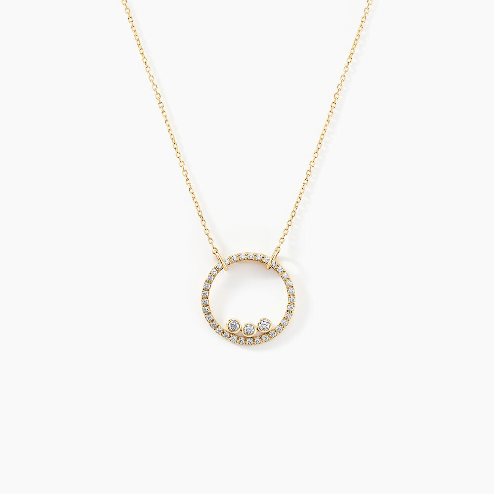 Collier Rodica Or Jaune Oxyde De Zirconium - Colliers avec pierres Femme | Marc Orian