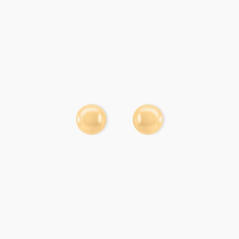 Boucles D'oreilles Puces Fidelia Boule Or Jaune - Puces Femme | Marc Orian