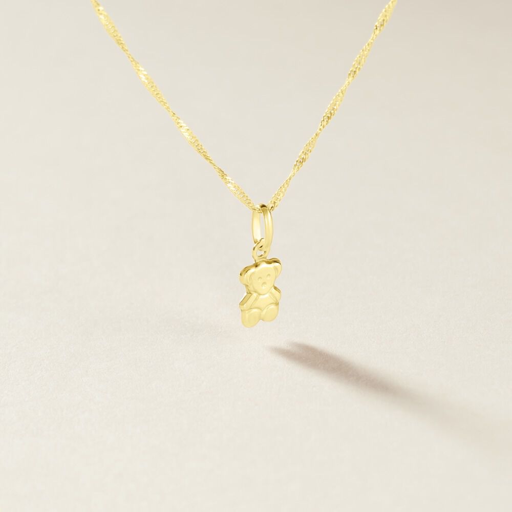 Pendentif Songea Ourson Or Jaune - Pendentifs Enfant | Marc Orian
