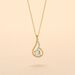 Collier Koline Or Jaune Oxyde De Zirconium - Colliers solitaires Femme | Marc Orian