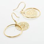 Boucles D'oreilles Serguiane Or Jaune - Pendantes Femme | Marc Orian