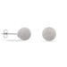 Boucles D'oreilles Puces Ayana Argent Blanc - Puces Femme | Marc Orian