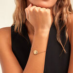Bracelet Acier Dor&eacute; Cristal - Bracelets Medailles Femme | Marc Orian