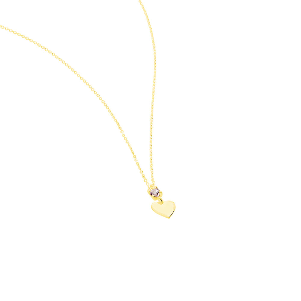 Collier Or Jaune Marie Lou Oxyde De Zirconium - Colliers avec pierres Enfant | Marc Orian