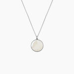 Collier Zoelle Argent Blanc Nacre - Colliers avec pierres Femme | Marc Orian