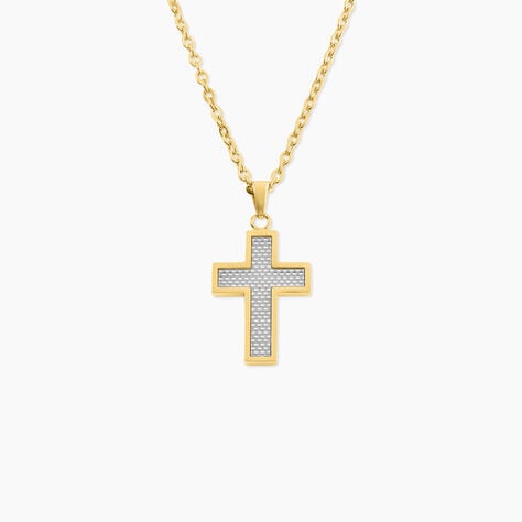 Collier Phebus Him Acier Dor&eacute; - Colliers fantaisie Homme | Marc Orian