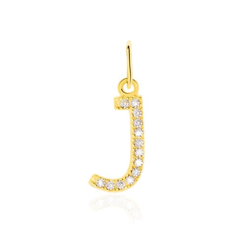 Pendentif Lettre J Or Jaune Oxyde - Pendentifs Famille | Marc Orian