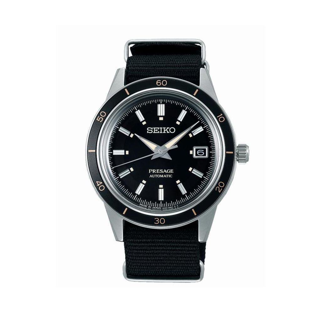Montre Seiko Presage Noir - Montres automatique Homme | Marc Orian
