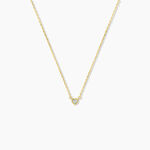 Collier Poem Argent Jaune Topaze Bleu Sky - Colliers avec pierres Femme | Marc Orian