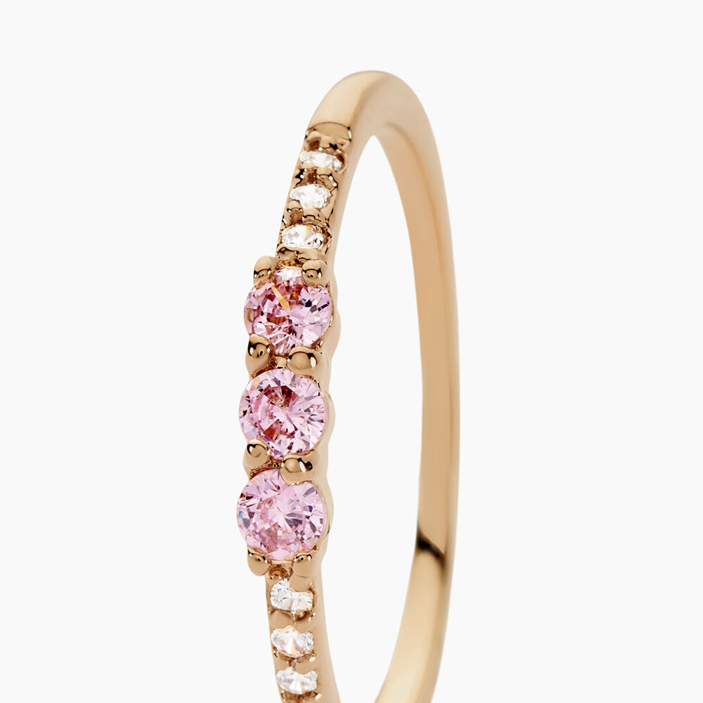 Bague Isaline Plaque Or Jaune Oxyde De Zirconium - Bagues fiançailles Femme | Marc Orian