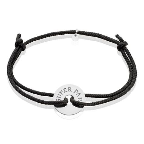 Bracelet Raphael Argent Blanc - Bracelets cordons Homme | Marc Orian