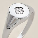 Chevali&egrave;re Audie Argent Blanc Oxyde De Zirconium - Bijoux fantaisie Femme | Marc Orian