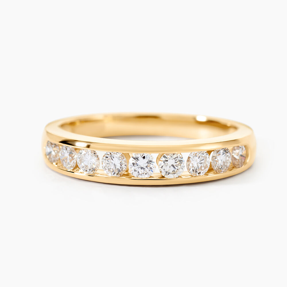 Alliance Giulia Or Jaune Diamant - Alliances avec pierres Femme | Marc Orian