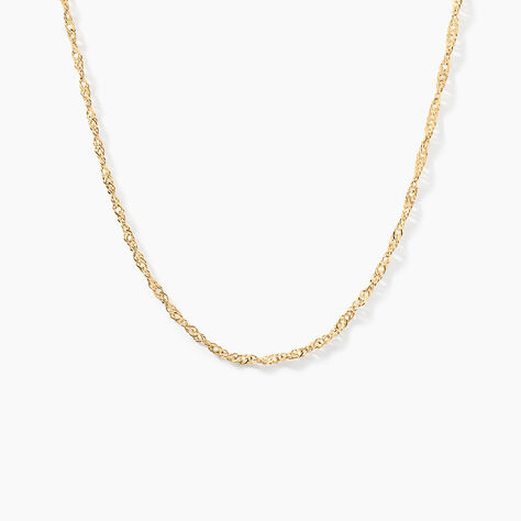 Cha&icirc;ne Abbygail  Maille Singapour Or Jaune - Chaines Femme | Marc Orian