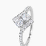 Bague Lisette Argent Blanc Oxyde De Zirconium - Bijoux fantaisie Femme | Marc Orian