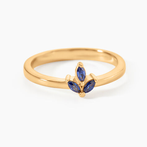 Bague Erma Plaqu&eacute; Or Dor&eacute; Oxyde De Zirconium - Bijoux fantaisie Femme | Marc Orian