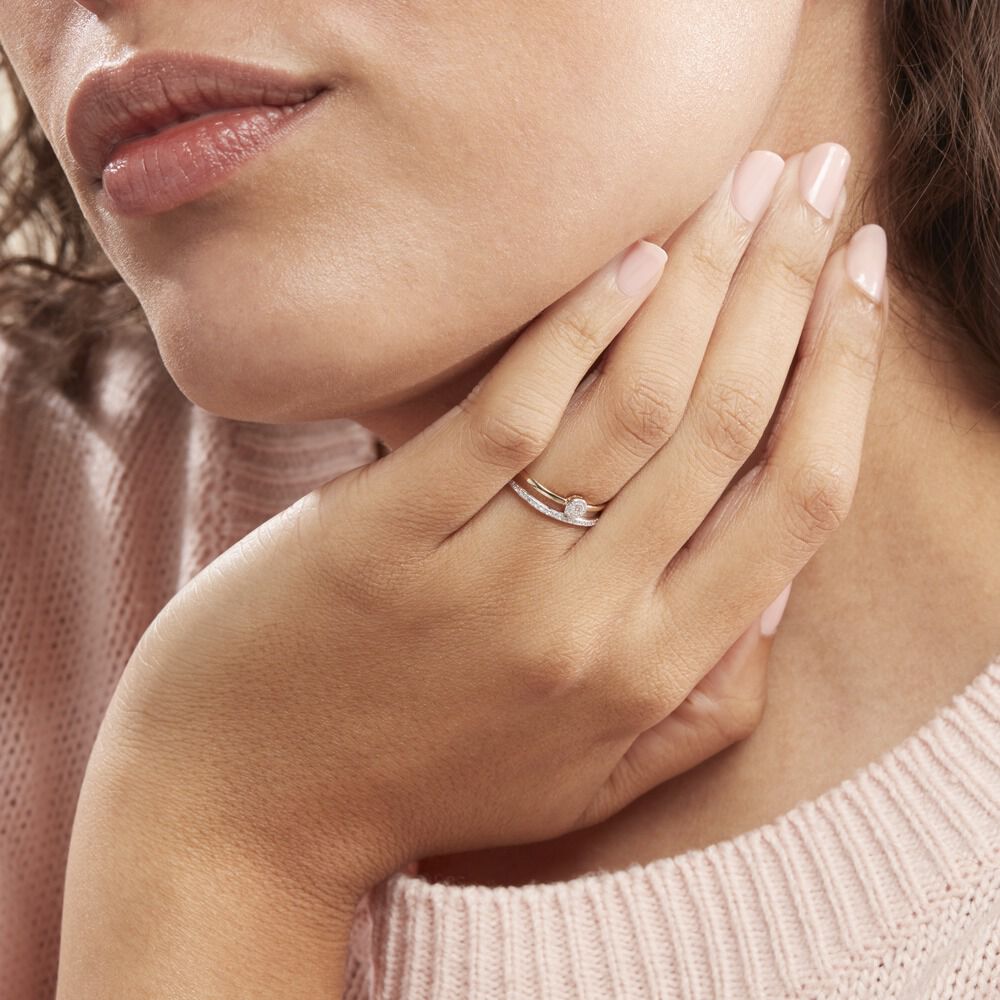 Bague Maellys Or Jaune Diamant - Solitaires Femme | Marc Orian