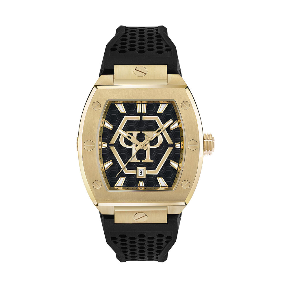 Montre Philipp Plein The Hexagon Phantom Noir - Montres &eacute;tanches Homme | Marc Orian