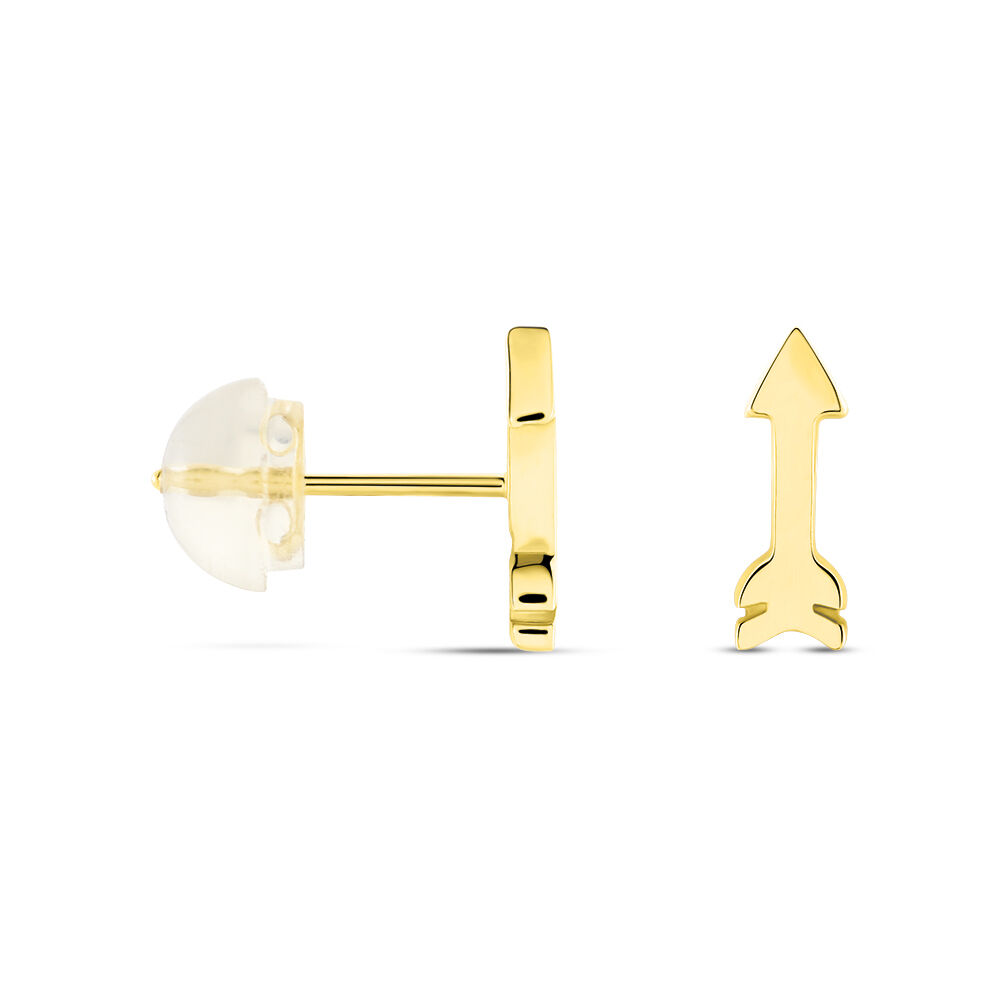 Boucles D'oreilles Puces Or Jaune Gnazi - Puces Femme | Marc Orian