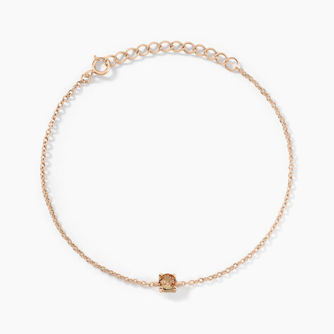 Bracelet Lylwen Argent Rose Oxyde De Zirconium - Bracelets chaînes Femme | Marc Orian