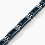 Bracelet Jourdan Zephir Acier Bleu - Bracelets cha&icirc;nes Homme | Marc Orian