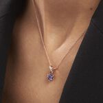 Collier Argent Rose Avalon Oxyde De Zirconium - Colliers avec pierres Femme | Marc Orian
