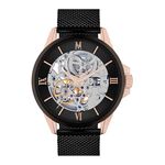 Montre Montignac Round Automatique Noir - Montres automatiques Homme | Marc Orian