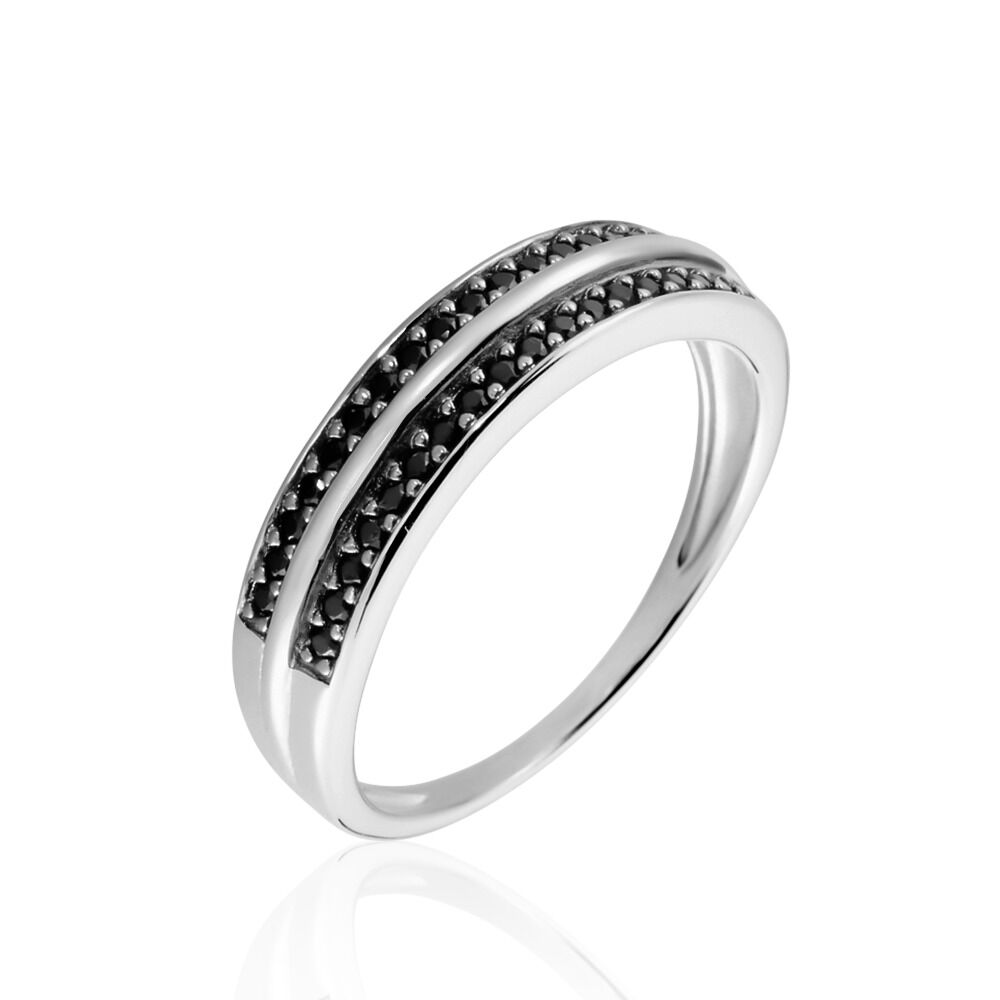 Bague Argent Blanc Agapios Oxydes De Zirconium - Bijoux fantaisie Femme | Marc Orian