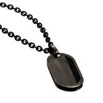 Collier Phebus Him Casual Acier Noir - Colliers fantaisie Homme | Marc Orian