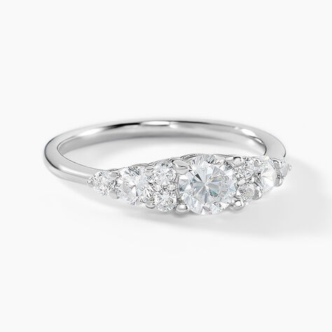 Bague Maiwen Argent Blanc Oxyde De Zirconium - Solitaires Femme | Marc Orian
