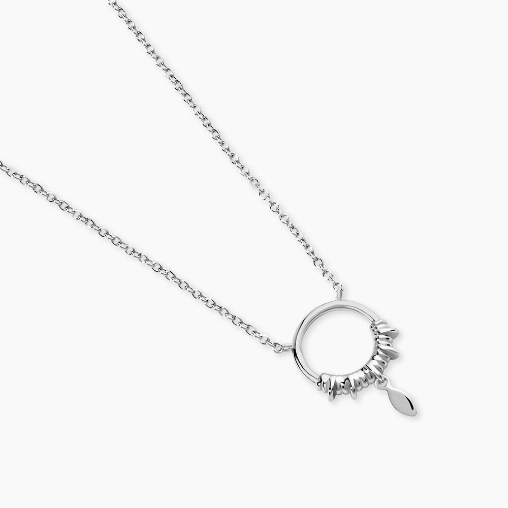 Collier Dhyana Argent Blanc - Colliers fantaisie Femme | Marc Orian