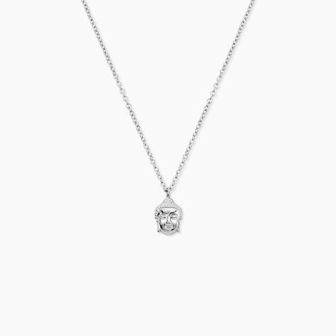 Collier Dhyana Argent Blanc - Colliers fantaisie Femme | Marc Orian