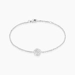 Bracelet Cyllene Argent Blanc Oxyde De Zirconium - Bracelets fantaisie Femme | Marc Orian