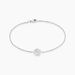 Bracelet Cyllene Argent Blanc Oxyde De Zirconium - Bracelets fantaisie Femme | Marc Orian