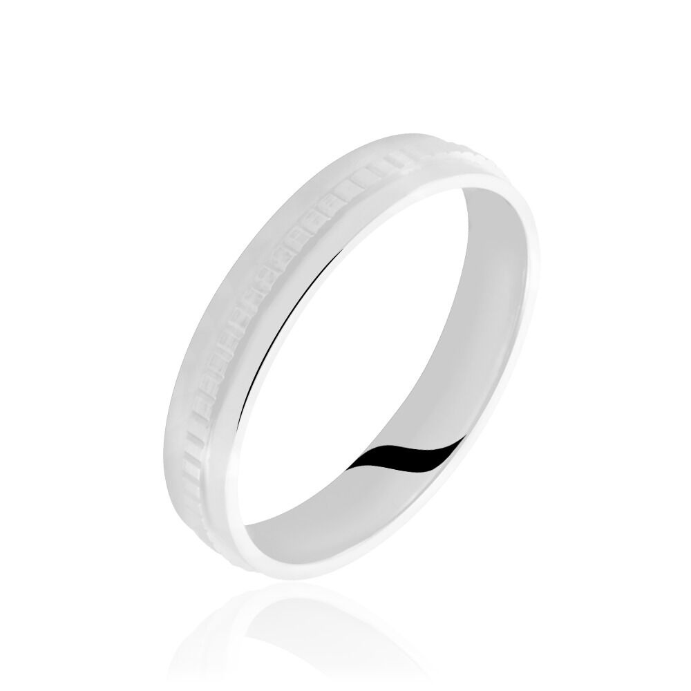Alliance Gregorio Argent - Alliances classiques Homme | Marc Orian
