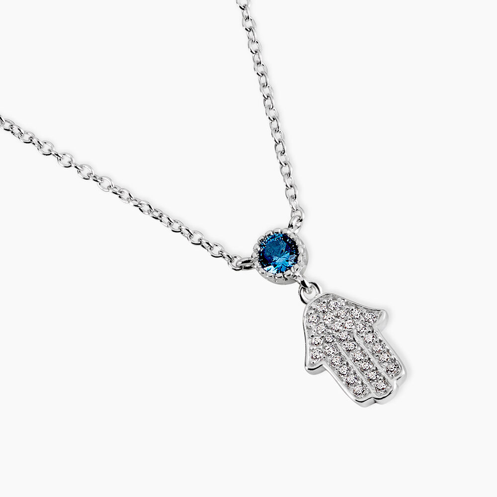 Collier Fidelma Argent Blanc Spinelle Oxyde De Zirconium - Colliers avec pierres Femme | Marc Orian