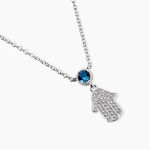 Collier Fidelma Argent Blanc Spinelle Oxyde De Zirconium - Colliers avec pierres Femme | Marc Orian