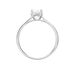 Bague Solitaire Elyana Argent Blanc Oxyde De Zirconium