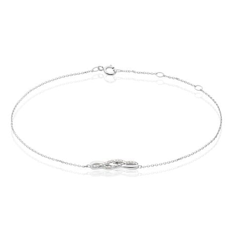Bracelet Ursulla Or Blanc Diamant - Bracelets chaînes Femme | Marc Orian