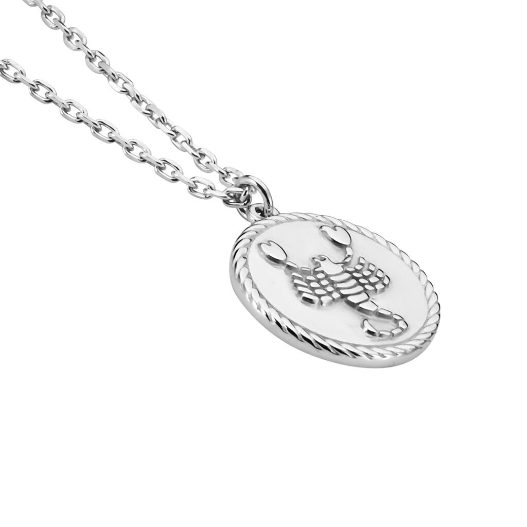 Collier Argent Blanc Lew - Colliers Homme | Marc Orian