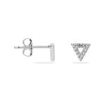 Boucles D'oreilles Puces Clery Argent Blanc Oxyde De Zirconium - Puces Femme | Marc Orian