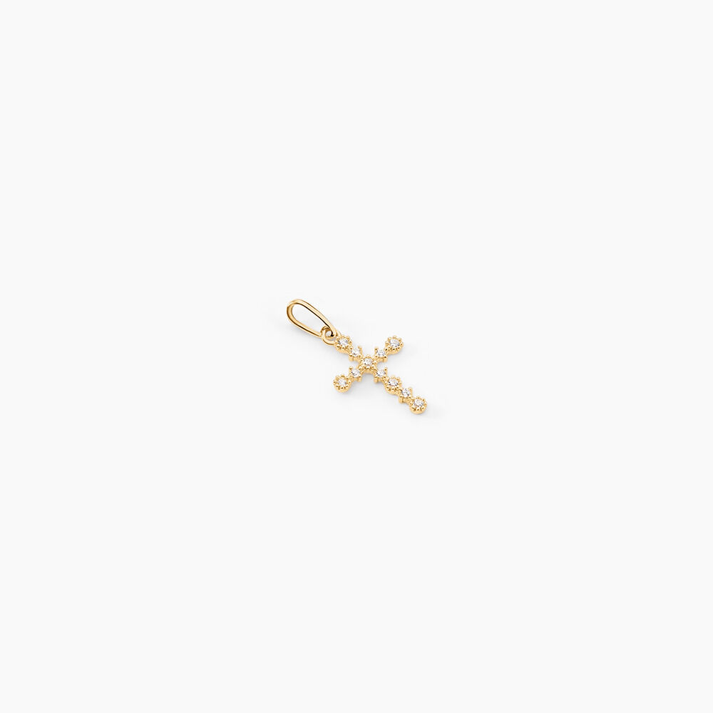 Pendentif Or Jaune Lucinien Oxyde De Zirconium - Pendentifs Famille | Marc Orian