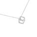 Boucles D'oreilles Puces Cubik Argent Blanc - Sautoirs Femme | Marc Orian