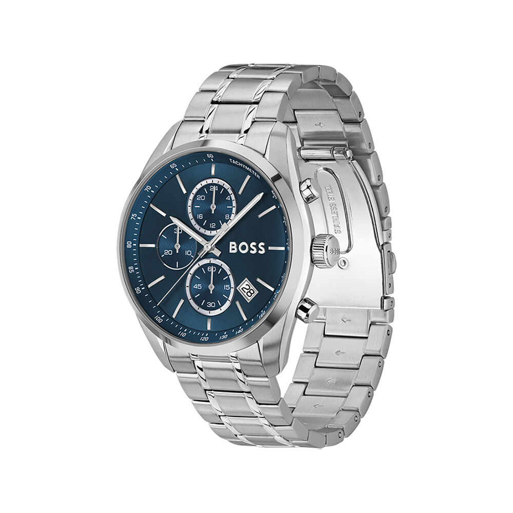 Montre Boss Grand Prix 44 Bleu - Fête des pères Homme | Marc Orian