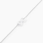 Bracelet Alicia Argent Blanc C&eacute;ramique - Bracelets fantaisie Femme | Marc Orian