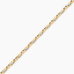 Bracelet Carlo Or Bicolore Maille Marine Ronde - Bracelets mailles Homme | Marc Orian